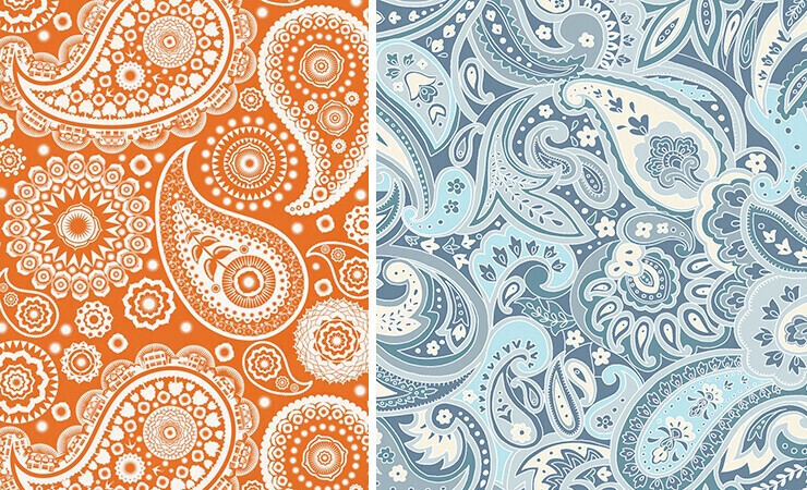 Paisley print