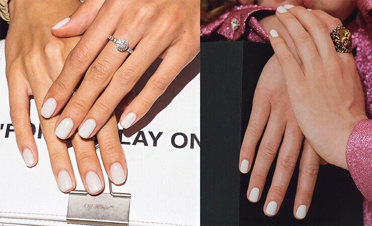 Snow Color nails