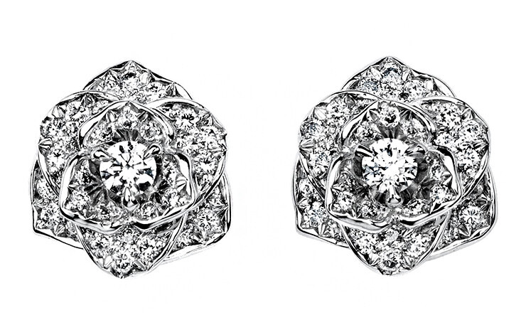 Piaget Rose earrings