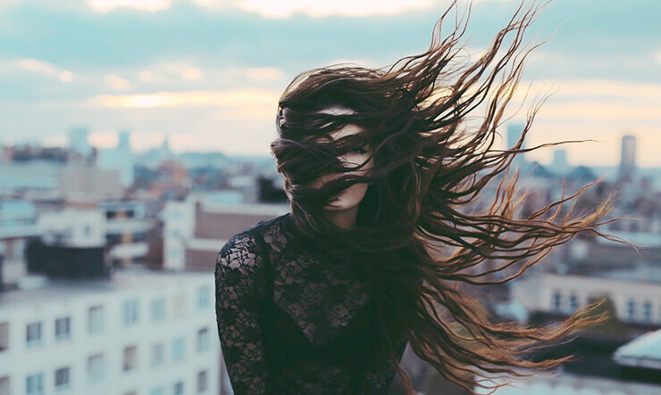 rainy hair