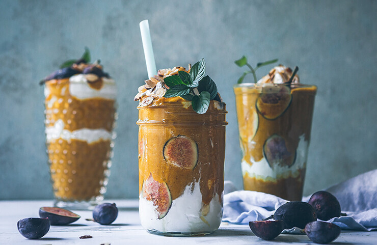 Curd smoothie