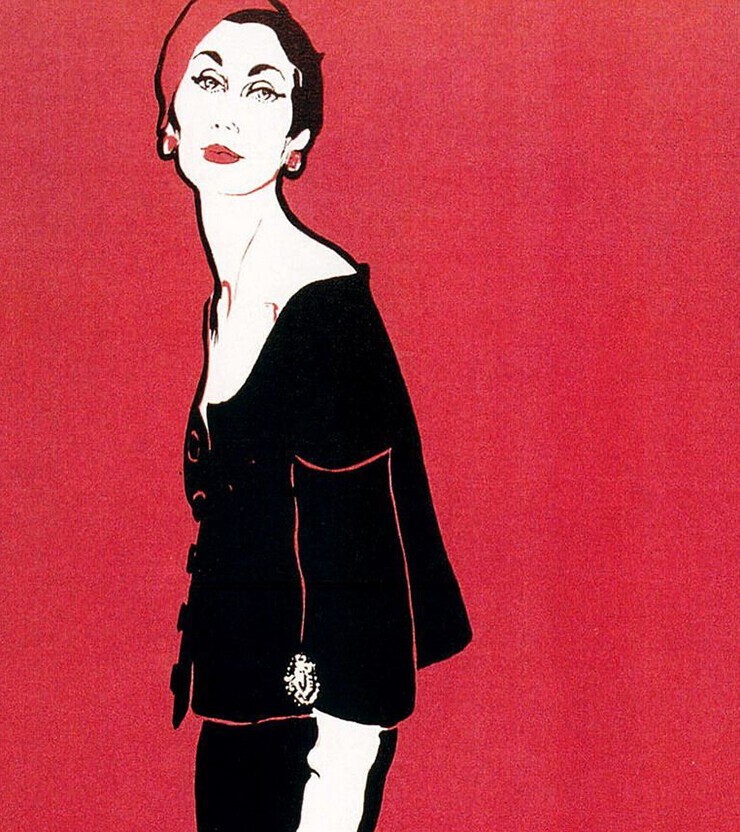Rene Gruau illustration