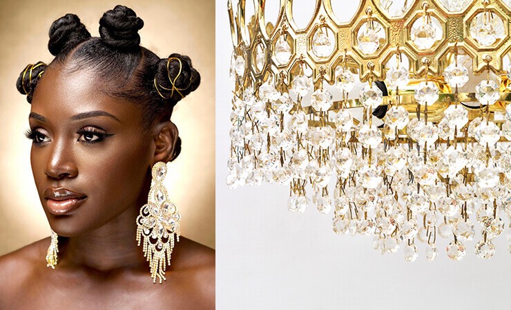 chandelier earrings