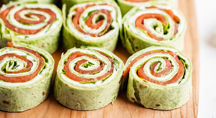 Savory Salmon Swirls