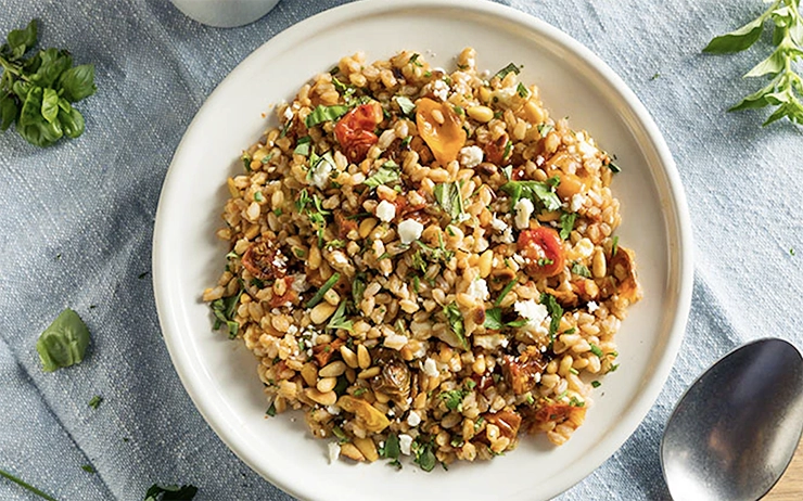 Spelt Salad with Roasted Vegetables