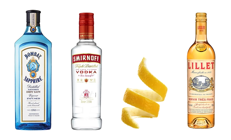 Vesper cocktail recipe