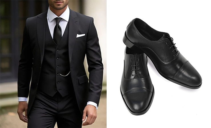 shoes and suit match
