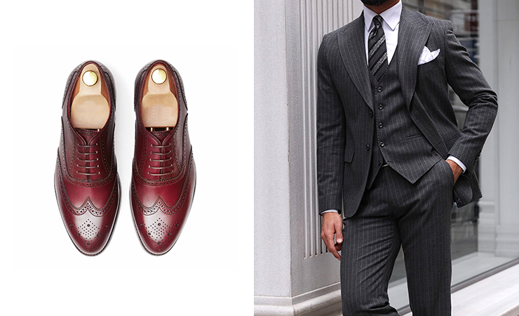 shoes and suit match