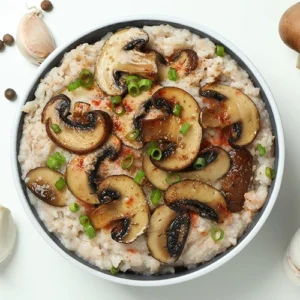 Spelt Risotto with Mushrooms