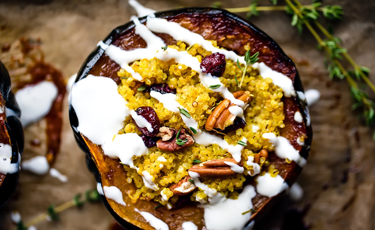 stuffed acorn squash