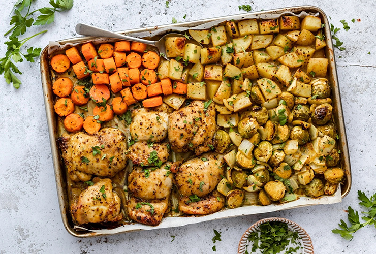 Honey and Curry Chicken With Vegetables