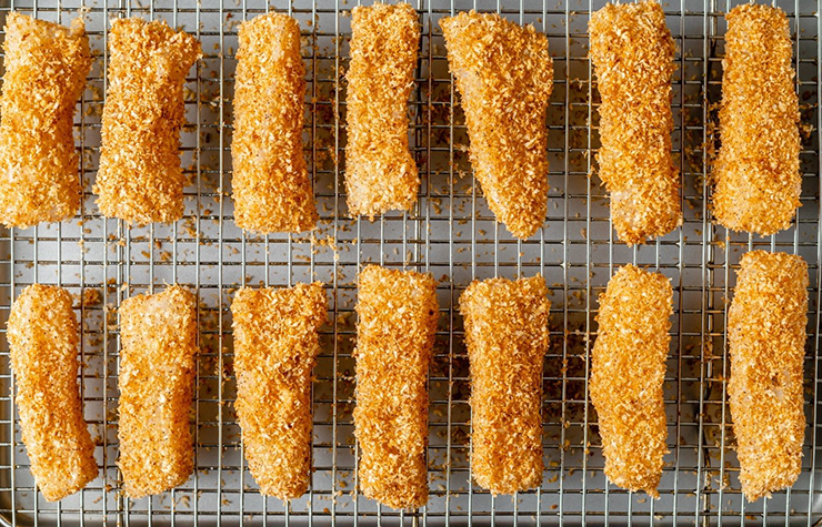 Crispy Tilapia Fish Sticks