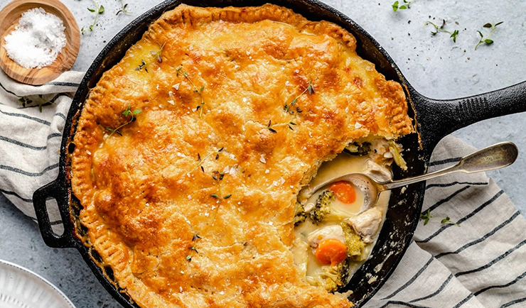 Chicken and Broccoli Pot Pie