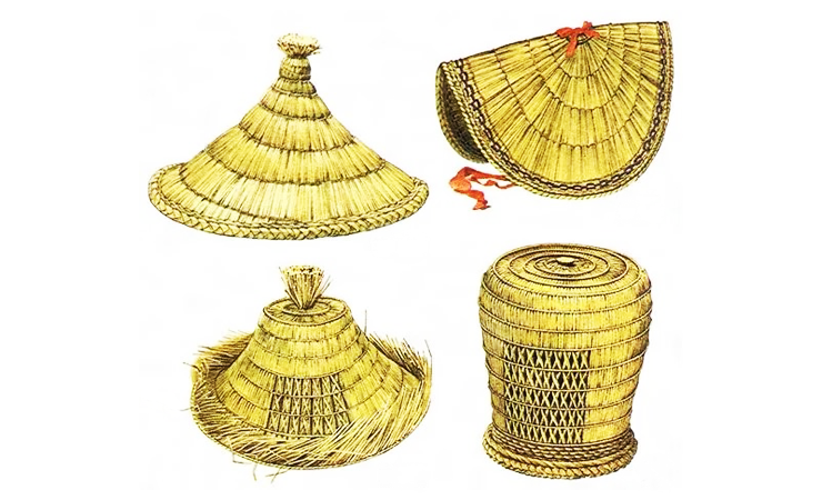 japanese straw hat kasa