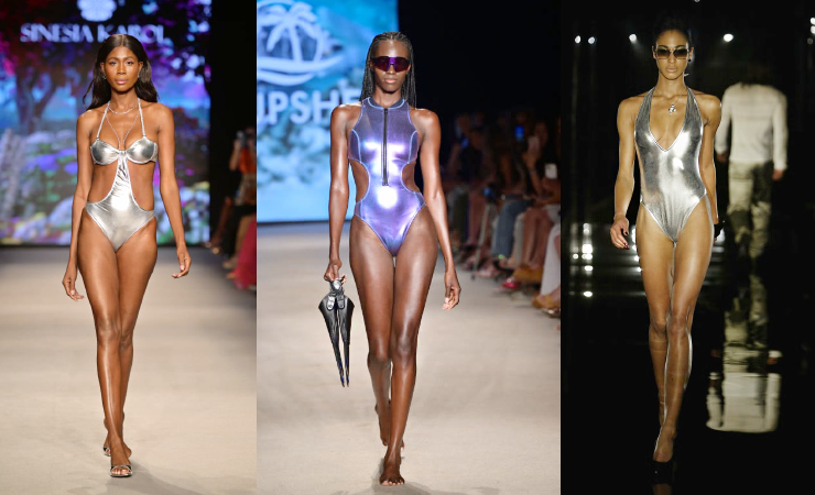 Metallic Swimwear Summer trend