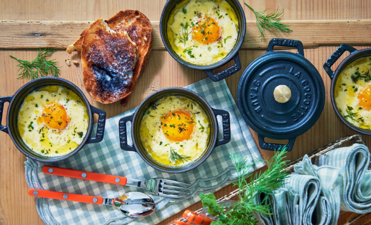 Cocotte Eggs recipe