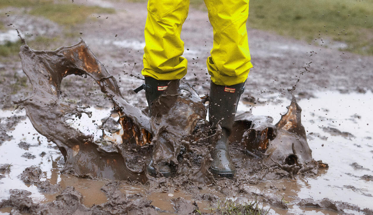 rain boots care