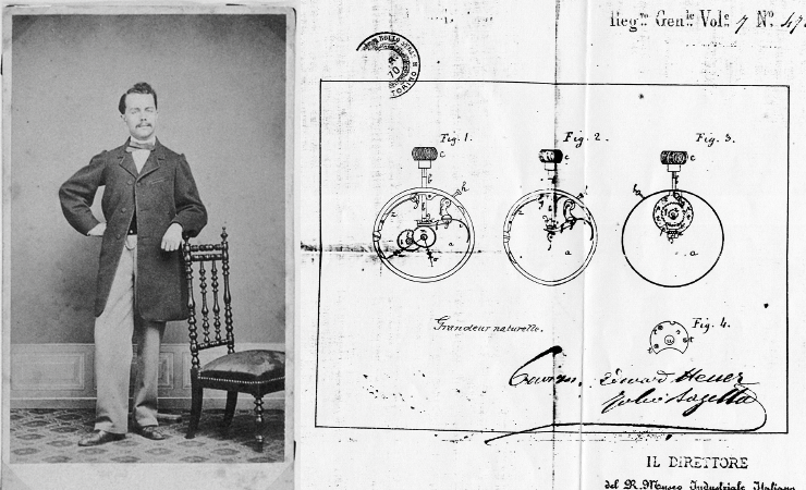 Edouard Heuer TAG Heuer biography