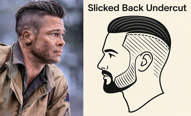 Slicked Back Undercut