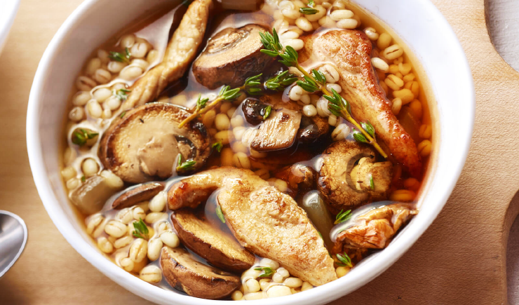 Mushroom Barley Soup recipe
