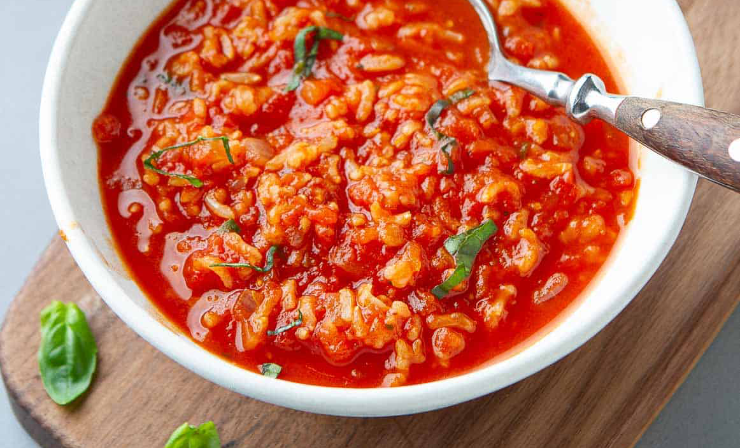 Tomato Rice Soup recipe