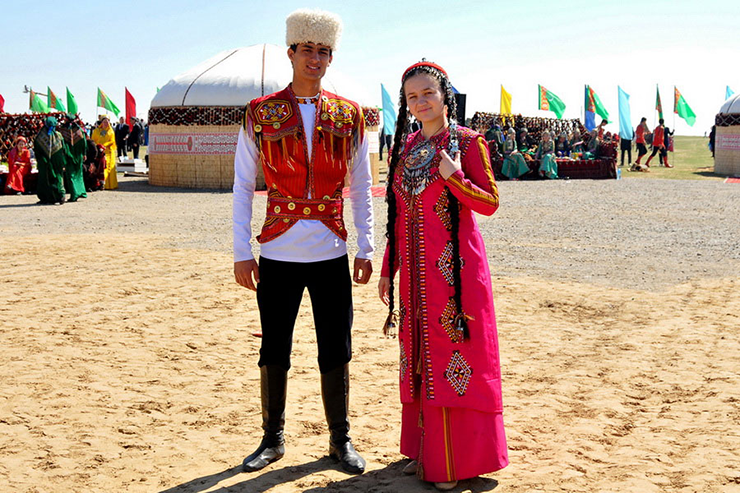 Turkmenistan traditional Clothing