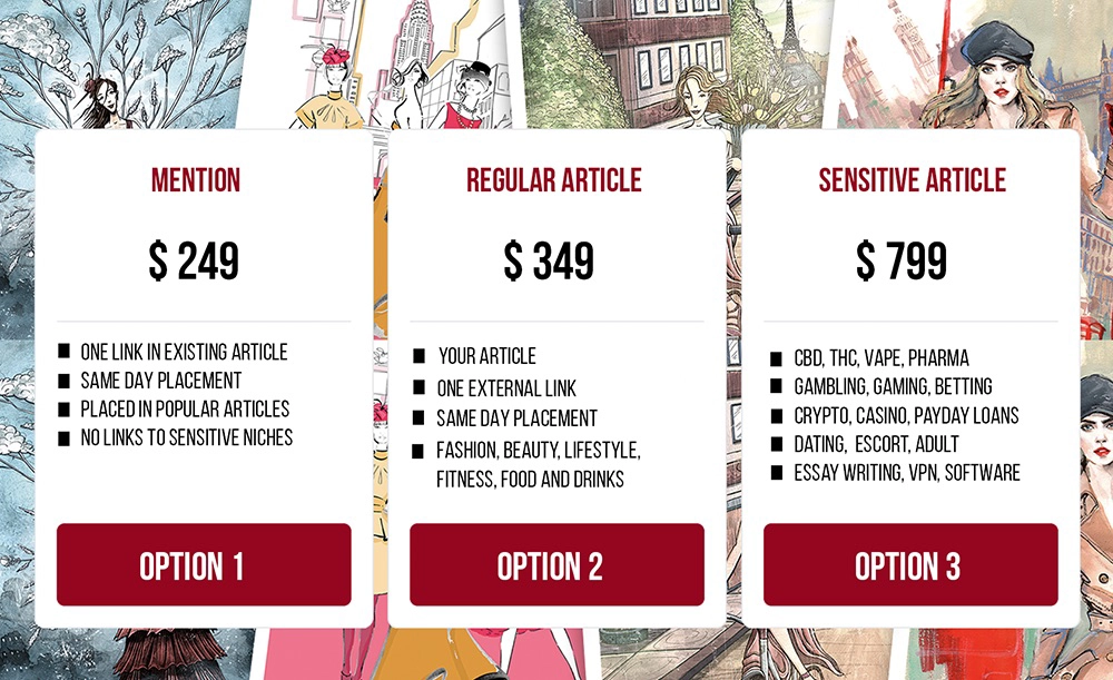 article and link placement