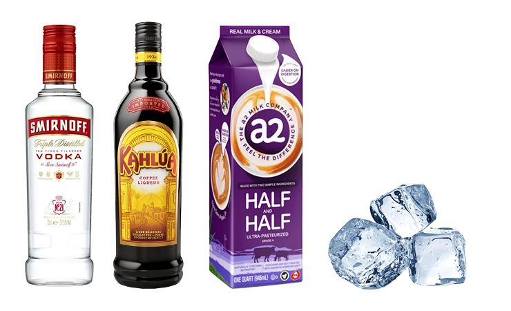 White Russian cocktail recipe