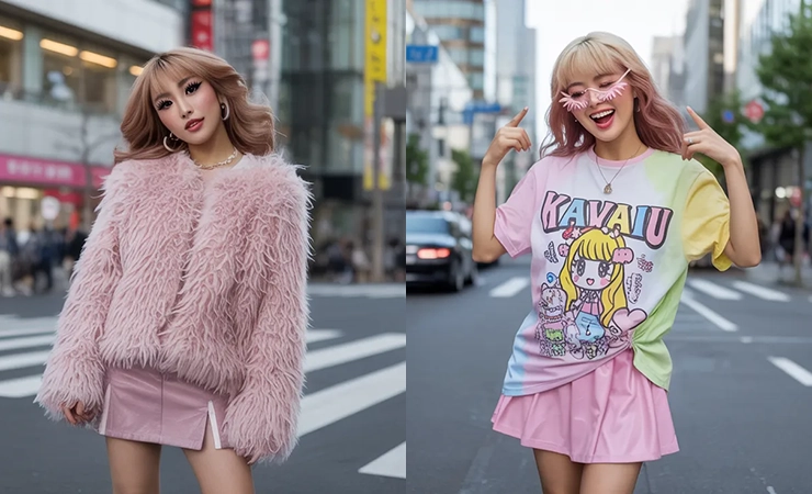 ギャル 日本 サブカルチャー ファッション
